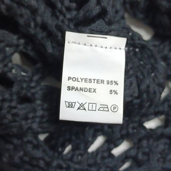 Elegant Black Knit Women's Sweater - Picture 8 of 8